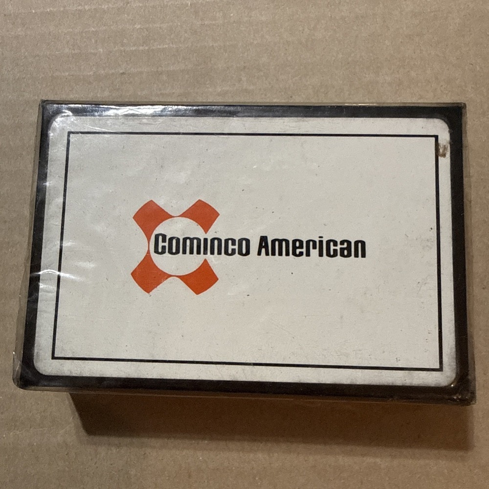 Vintage Playing Card Deck Cards Advertising Cominco American Unopened